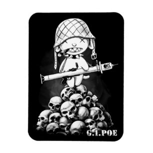 G.I. Poe - Un héroe real del zombi - imán