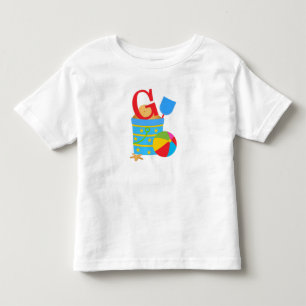 G inicial - Camiseta Toddler Fine Jersey