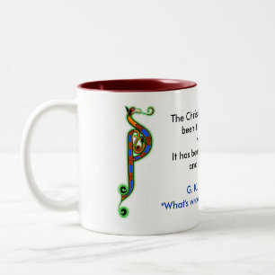 G.K. Chesterton; taza de café - 1