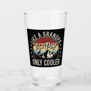 G-Pop como un abuelo sólo bebida retro más fría