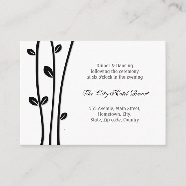 Gabinete de recepción de ramas negras abandonadas (Anverso)