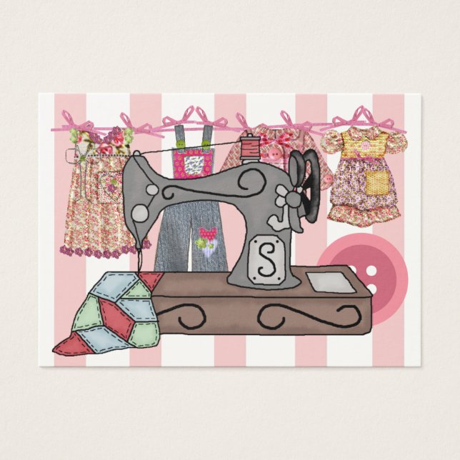 Gabinete de regalo de costura / Tarjeta de cajero  (Frente)