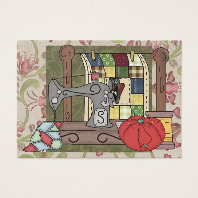 Gabinete de regalo de costura / Tarjeta de estrés  (Frente)