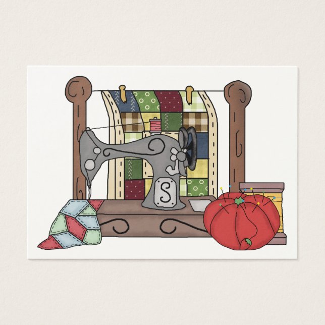 Gabinete de regalo de costura / Tarjeta de estrés  (Frente)
