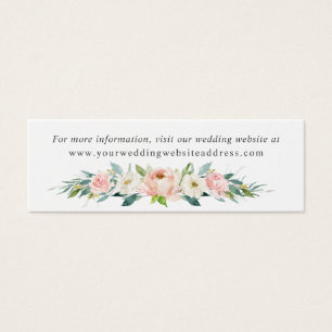 Gabinete del sitio web del Boda floral rosa Rubor