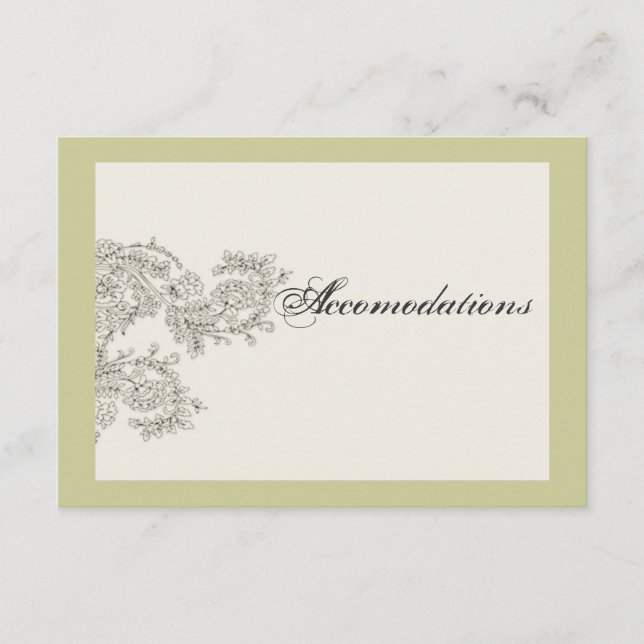 Gabinetes de invitaciones de cosecha // Verde (Anverso)