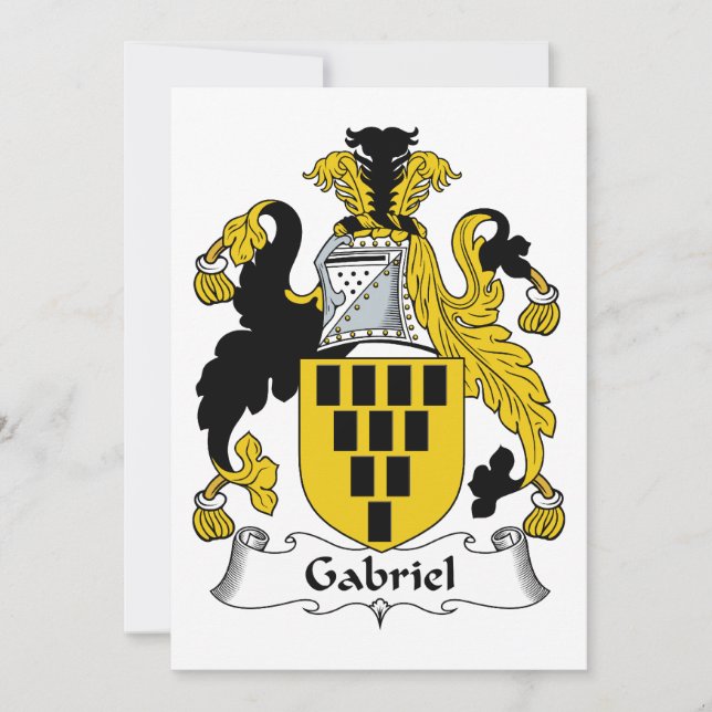 Gabriel Family Crest (Anverso)