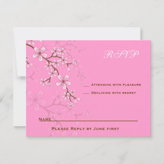Gabriella Pink Bat Mitzvah RSVP (Anverso)