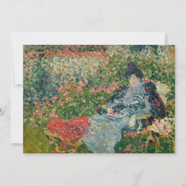 Gabrielle Valtat au Jardin | Louis Valtat (Anverso)