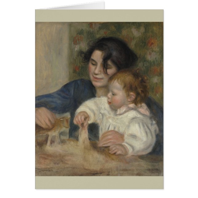 Gabrielle y Jean de Pierre-Auguste Renoir (Frente)