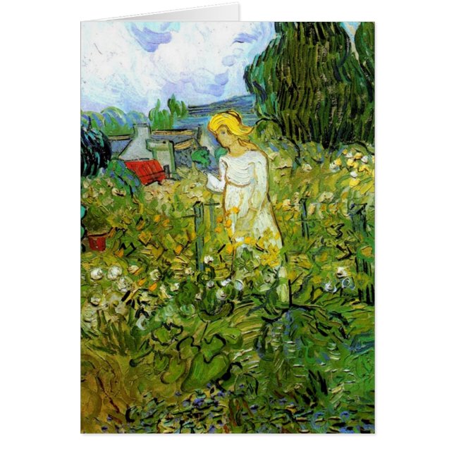 Gacheta de Marquerite en el Jardín, Vincent van Go (Frente)