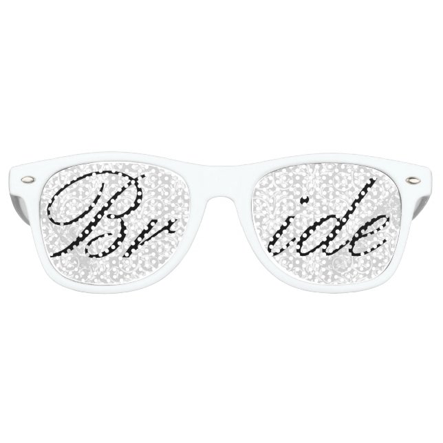 Gafas de bachillerato de novia divertida de Damask (Anverso)