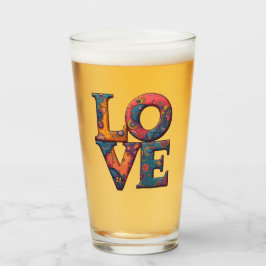 Gafas de bebida de amor