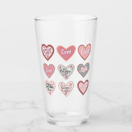 Gafas de bebida de amor