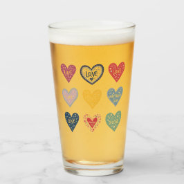 Gafas de bebida de amor