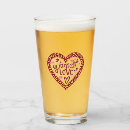 Gafas de bebida de amor