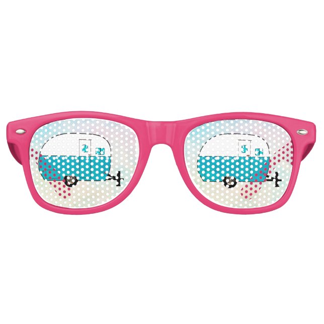 GAFAS DE FIESTA | Camper retro (Anverso)