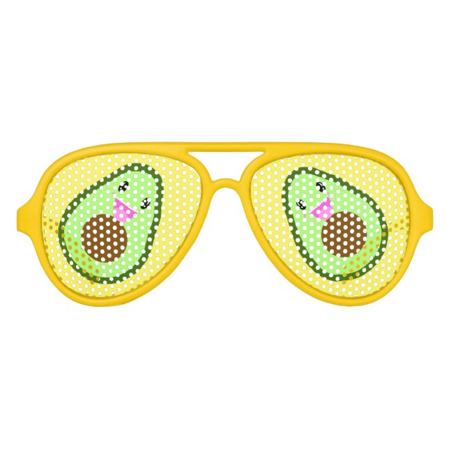Gafas De Fiesta De Aviador Aguacate (Anverso)
