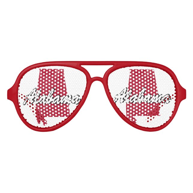 Gafas De Fiesta De Aviador Alabama (Anverso)