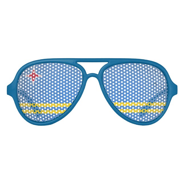 Gafas De Fiesta De Aviador Aruba (Anverso)
