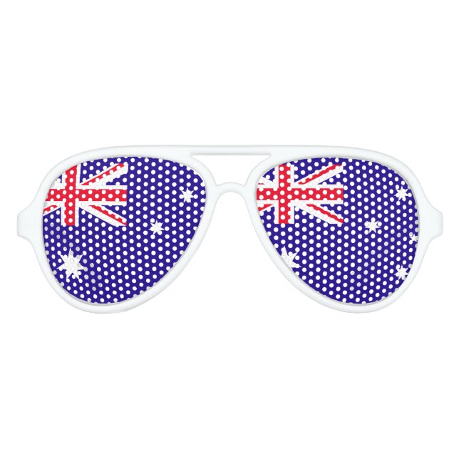 Gafas De Fiesta De Aviador Bandera de Australia (Anverso)