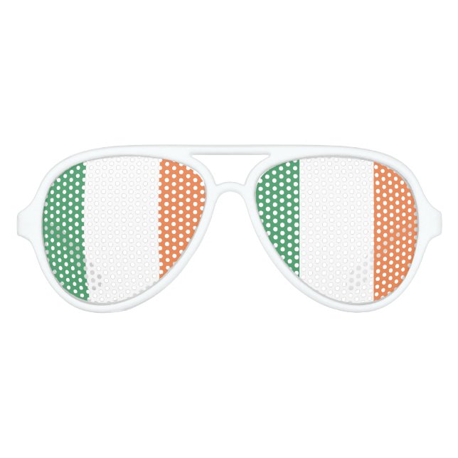 Gafas De Fiesta De Aviador Bandera de Irlanda (Anverso)