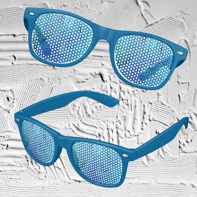 Gafas De Fiesta De Aviador Blue feathers (Subido por el creador)