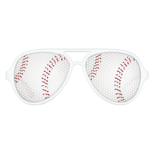 Gafas De Fiesta De Aviador Bola de béisbol | Ventilador deportivo (Anverso)