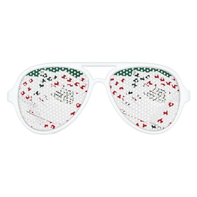 Gafas De Fiesta De Aviador Buena Suerte Para Ti (Anverso)