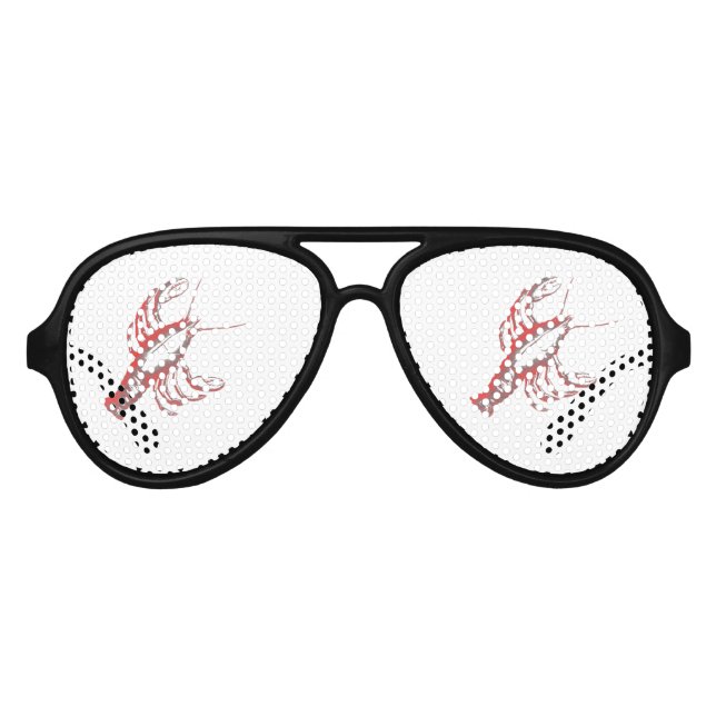 Gafas De Fiesta De Aviador Cangrejo (Anverso)