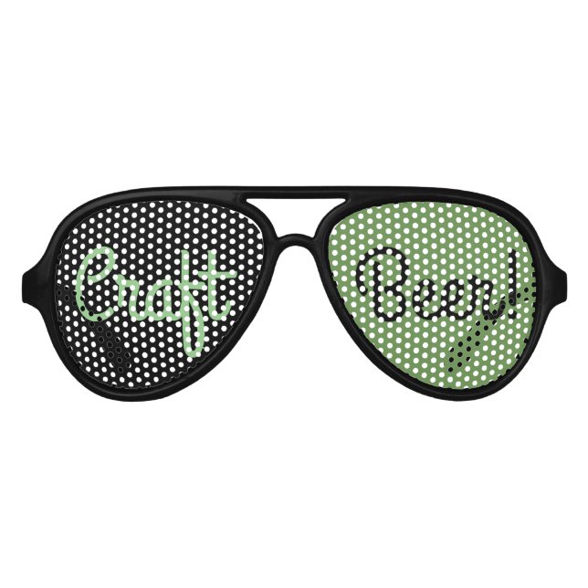 Gafas De Fiesta De Aviador Craft Beer (Anverso)
