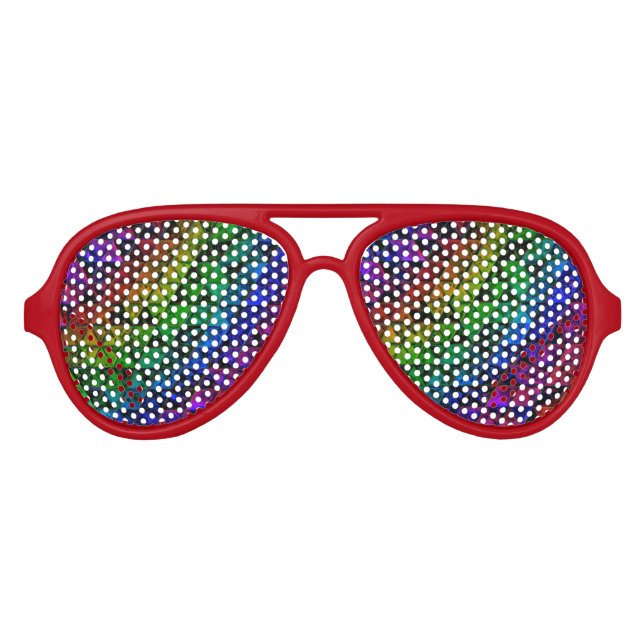 Gafas De Fiesta De Aviador Cristal de orgullo (Anverso)