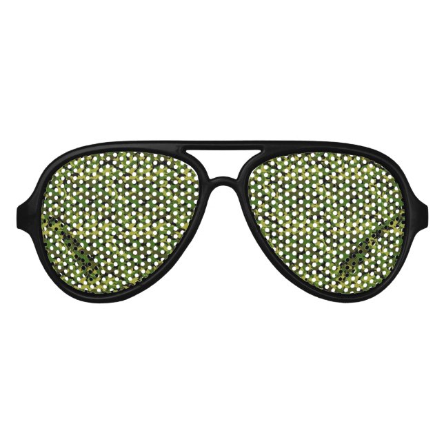 Gafas De Fiesta De Aviador Custom camo party shades (Anverso)