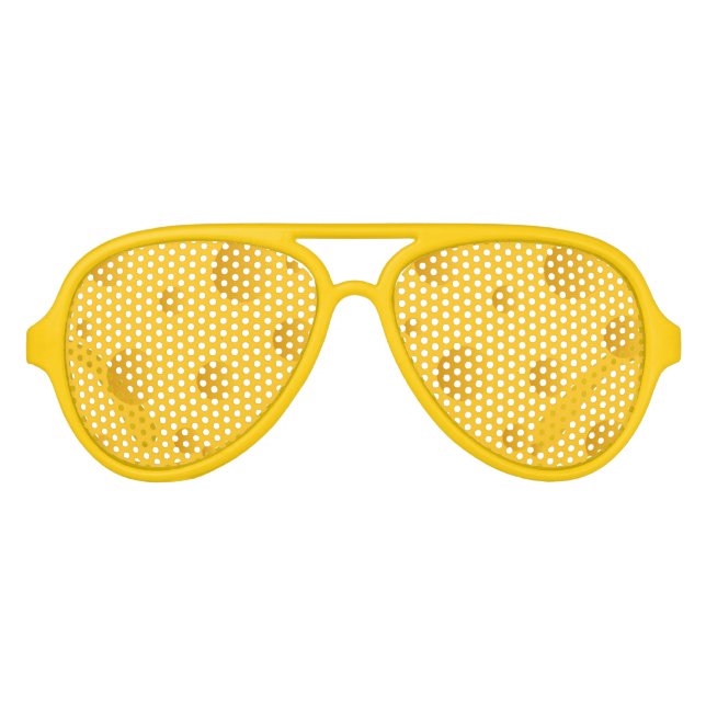 Gafas De Fiesta De Aviador Diseño de queso amarillo novedad tonos fiestas (Anverso)