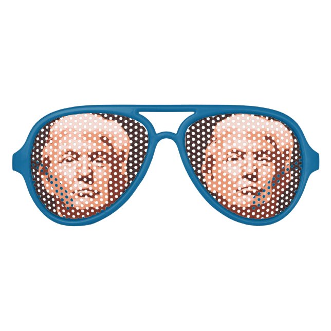 GAFAS DE FIESTA DE AVIADOR DONALD TRUMP SUNGLASSES (Anverso)