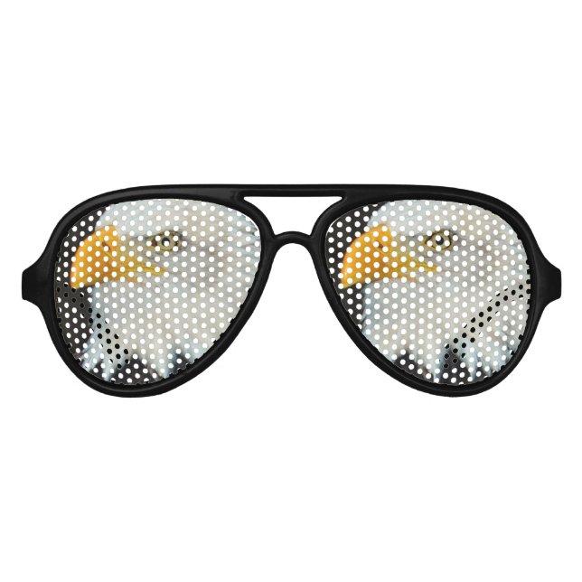 Gafas De Fiesta De Aviador Eagle Bird (Anverso)