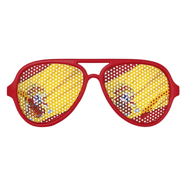 GAFAS DE FIESTA DE AVIADOR ESPAÑA (Anverso)