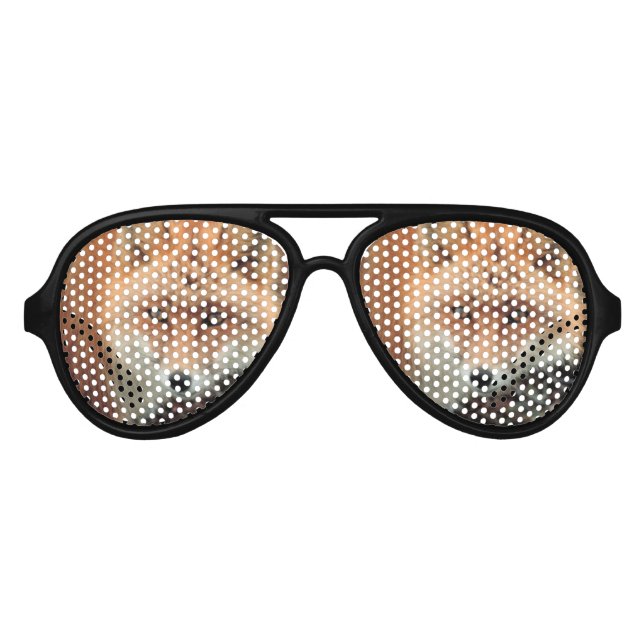 Gafas De Fiesta De Aviador Especies Fox (Anverso)