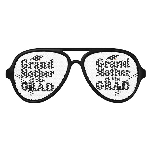 Gafas De Fiesta De Aviador Familia de graduación - Abuela de posgrado (Anverso)