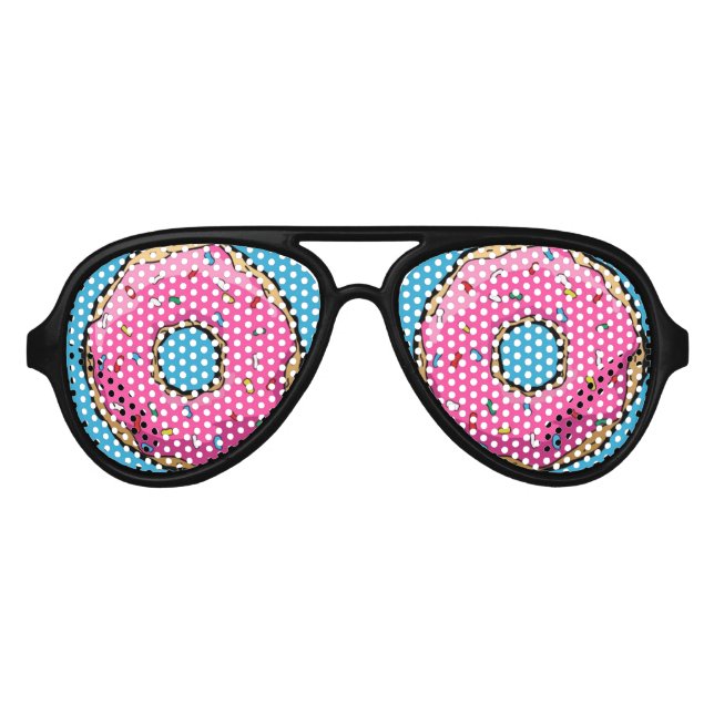 Gafas De Fiesta De Aviador FD Donut Fiestas Shades (Anverso)