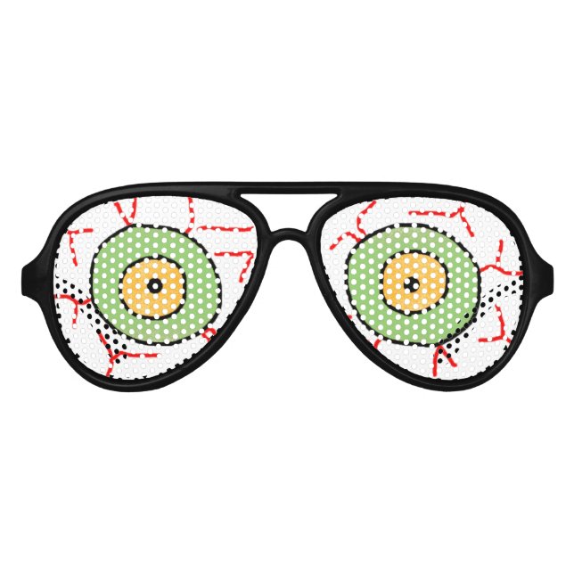 Gafas De Fiesta De Aviador Fiesta Zombie Eyes (Anverso)
