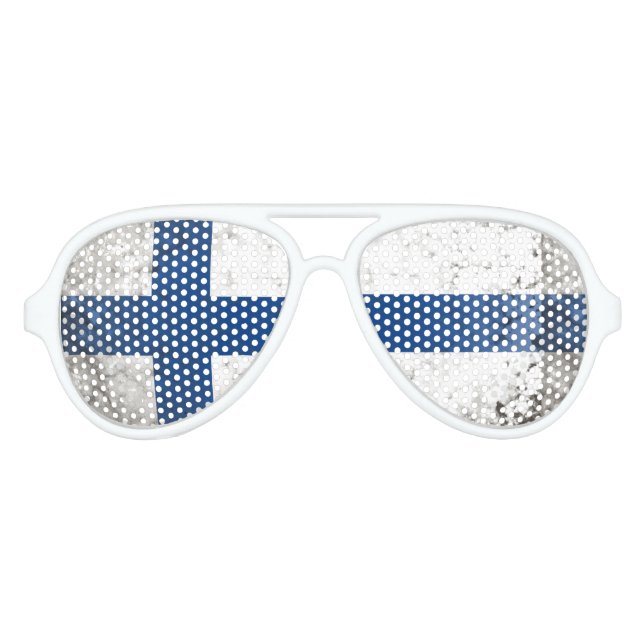 Gafas De Fiesta De Aviador Finlandia (Anverso)