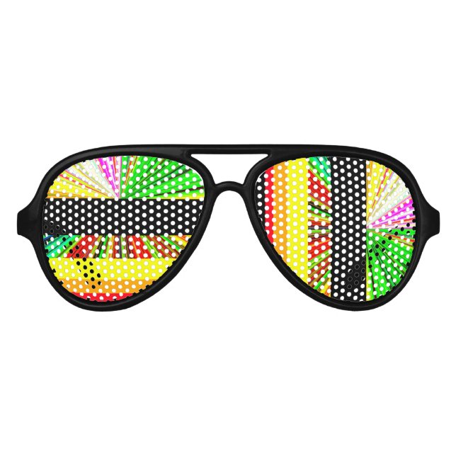 Gafas De Fiesta De Aviador Flash (Anverso)