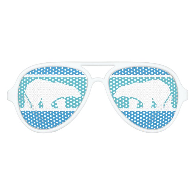 Gafas De Fiesta De Aviador Glasses Polar Bear Swim (Anverso)