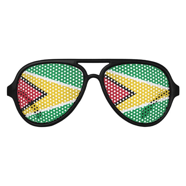 Gafas De Fiesta De Aviador Guyana (Anverso)