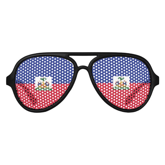 GAFAS DE FIESTA DE AVIADOR HAITI (Anverso)