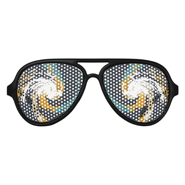 Gafas De Fiesta De Aviador Huracán Twirl (Anverso)