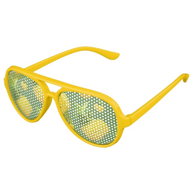 Gafas De Fiesta De Aviador Ilustracion de piña (Ángulo)