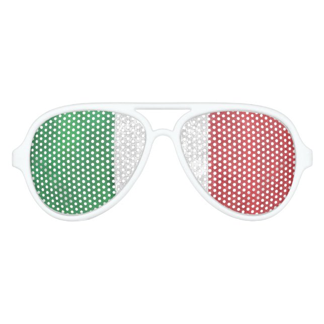 Gafas De Fiesta De Aviador Italia (Anverso)