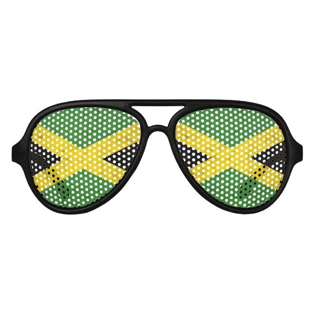 Gafas De Fiesta De Aviador Jamaica (Anverso)